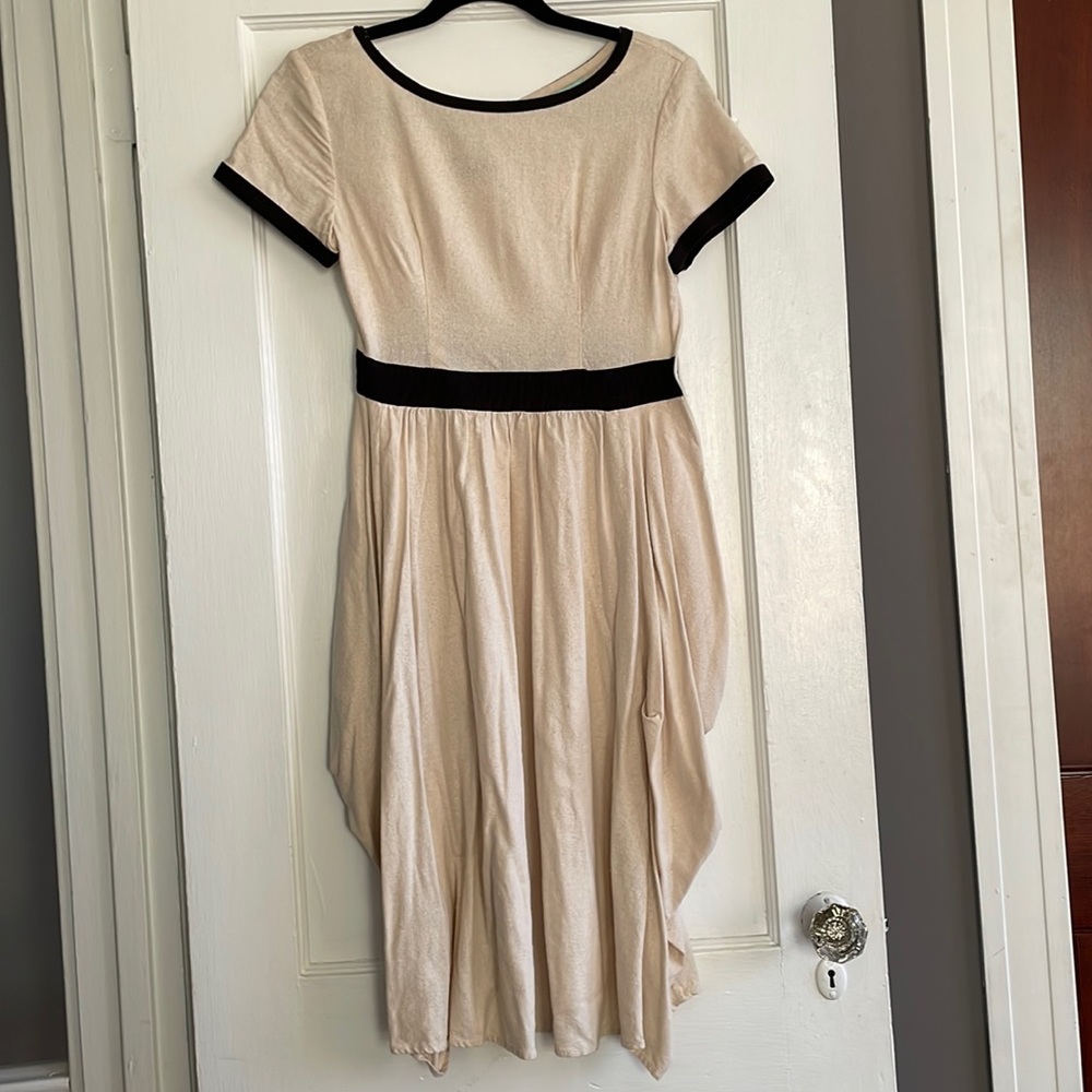 Anthropologie Washed Silk Midi Dress